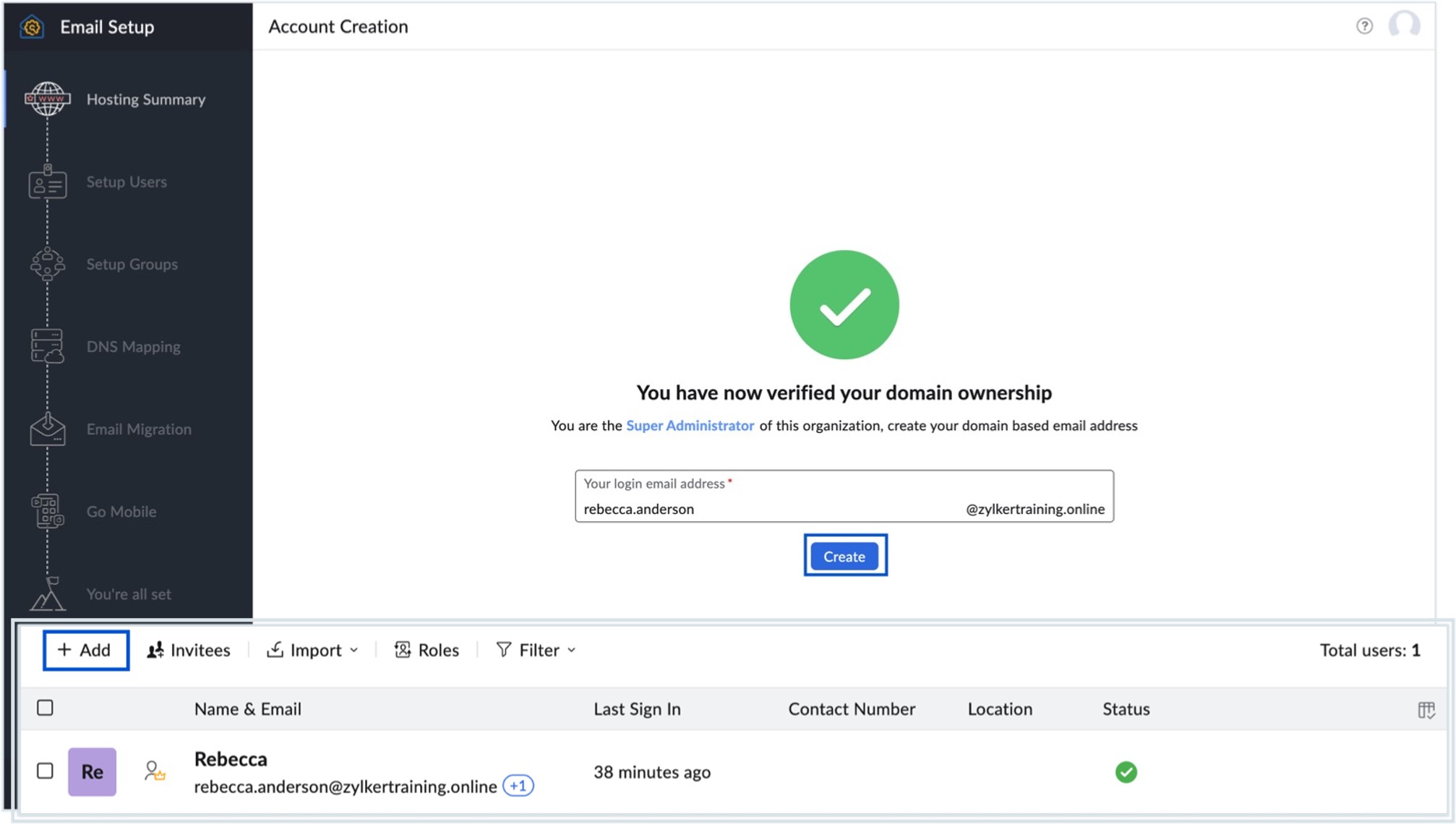 Add users